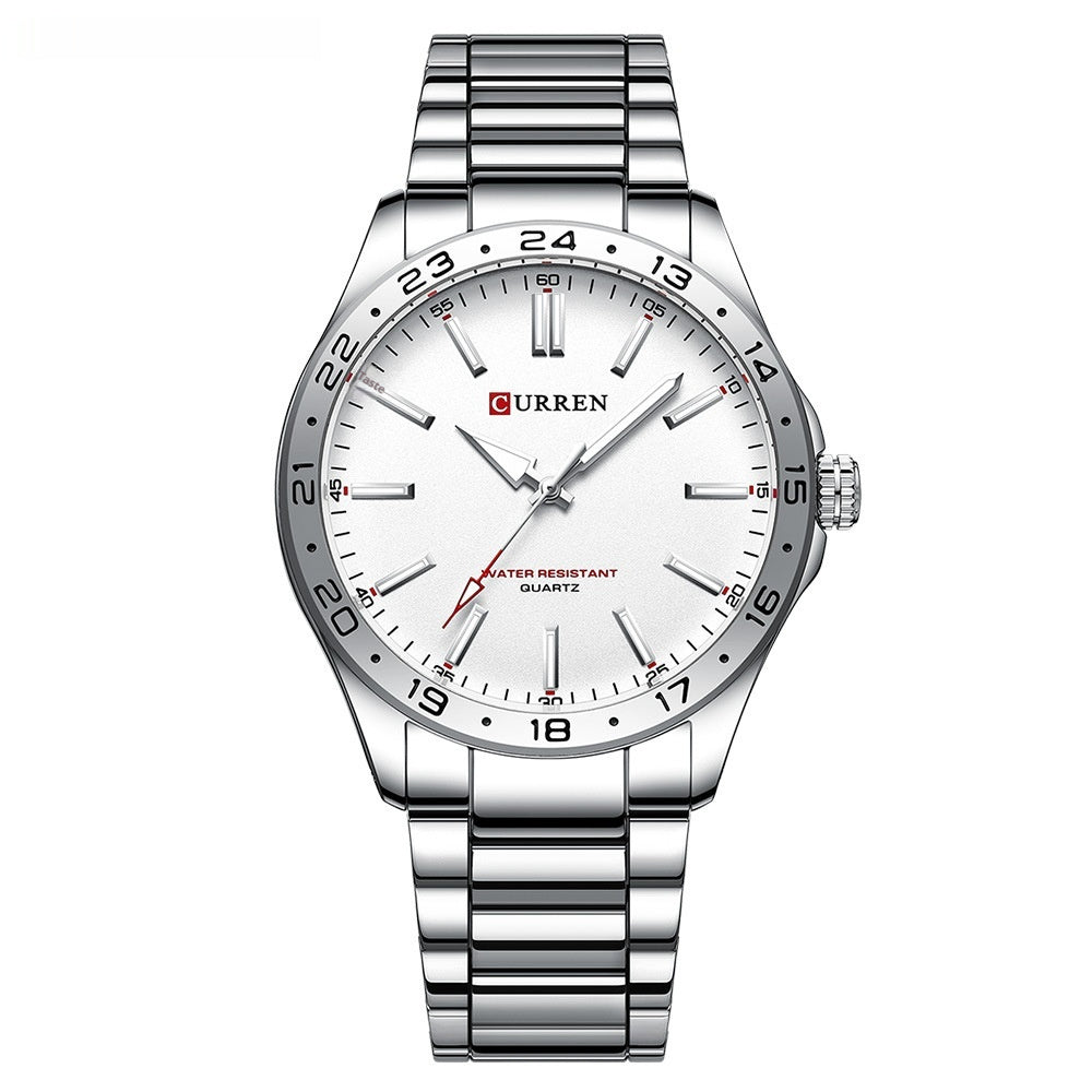 Carryan Men's Steel Belt Quartz Watch