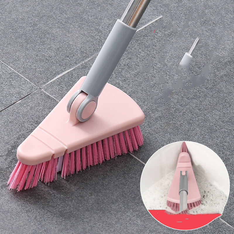 Do Not Bend Over Triangular Floor Brush Bathroom Household