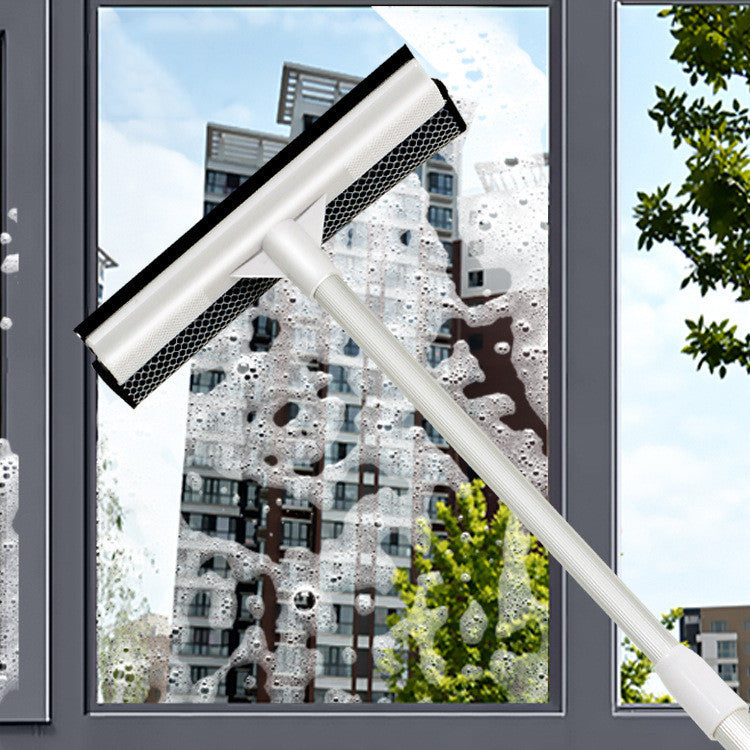 Lengthened Telescopic Aluminum Pole Window Cleaner