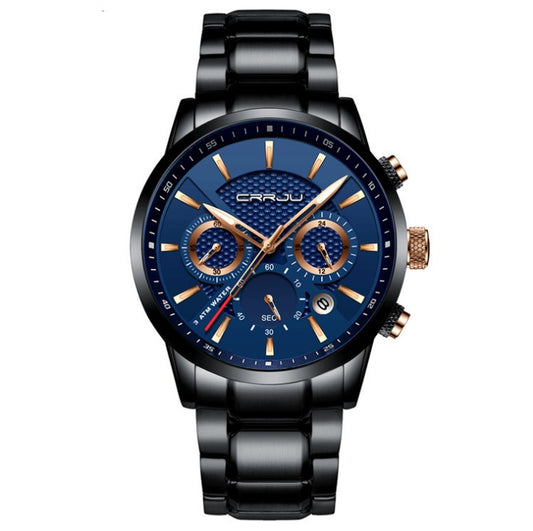 Steel belt men's sports watch