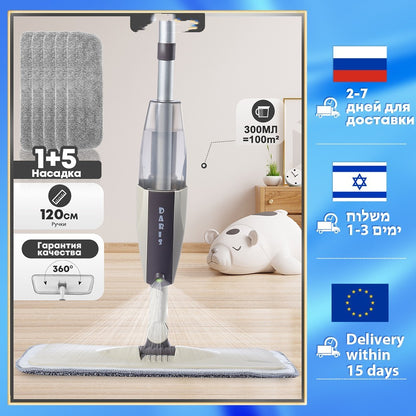 Spray Mop Detachable Magic Mop Wooden Floor Flat Mops Home