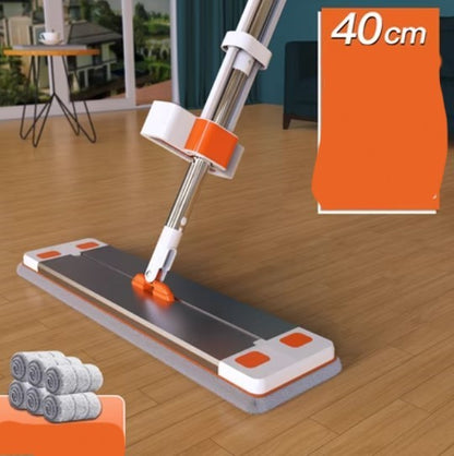 Aluminum Alloy Flat Mop Free Hand Wash Oversized 60cm Household