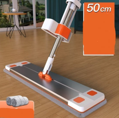 Aluminum Alloy Flat Mop Free Hand Wash Oversized 60cm Household