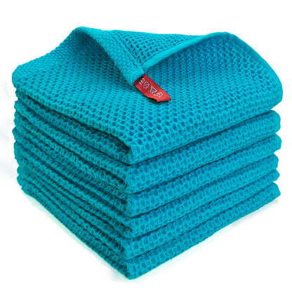 Cotton Honeycomb Absorbent Thickened Cleaning Cloth Dishcloth