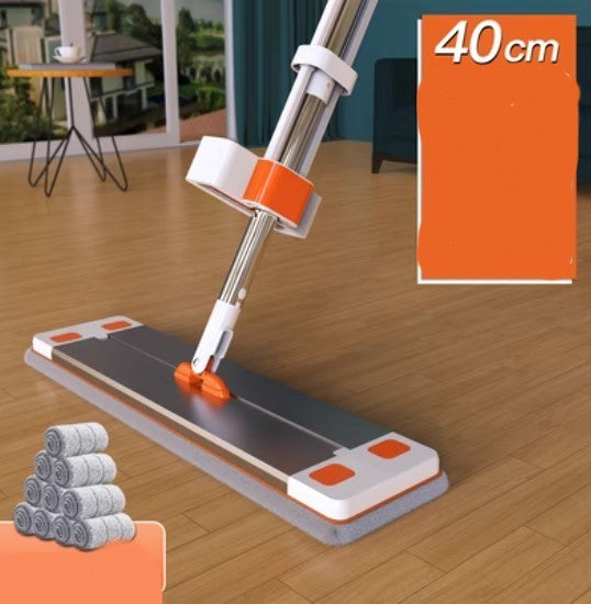 Aluminum Alloy Flat Mop Free Hand Wash Oversized 60cm Household