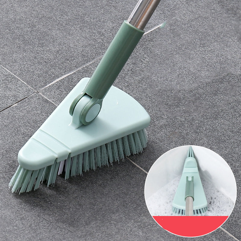 Do Not Bend Over Triangular Floor Brush Bathroom Household